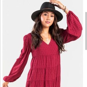 JACKLYN SWISS DOT MINI DRESS